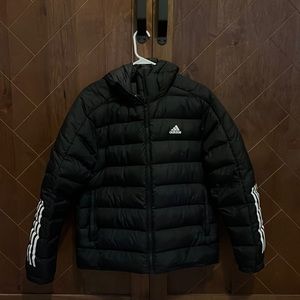 Adidas men’s hooded puffer jacket